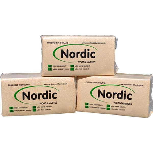 Nordic Bulk Wood Shavings Bale 20kg