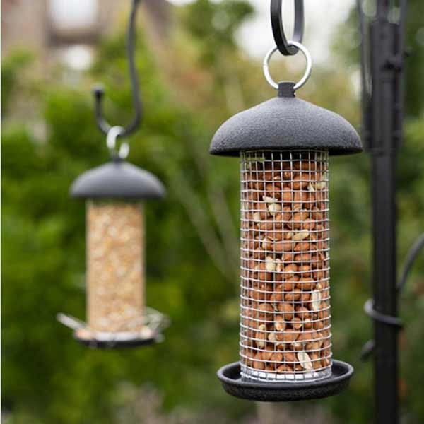 Gardman Wild Bird Care Black Steel Peanut Feeder