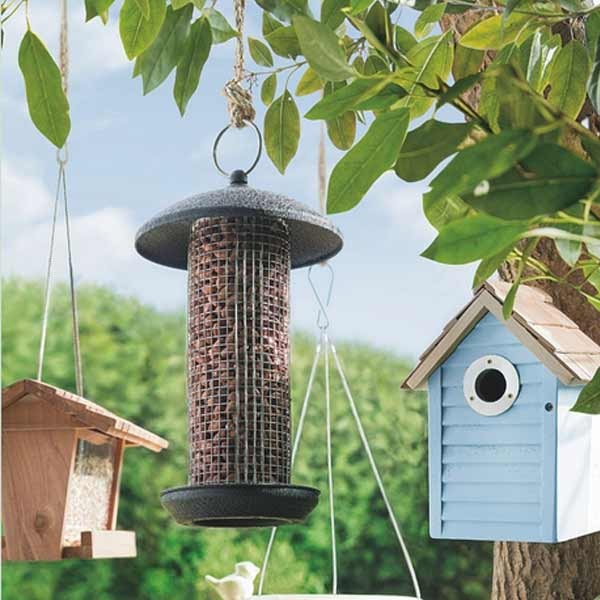 Gardman Wild Bird Care Black Steel Peanut Feeder