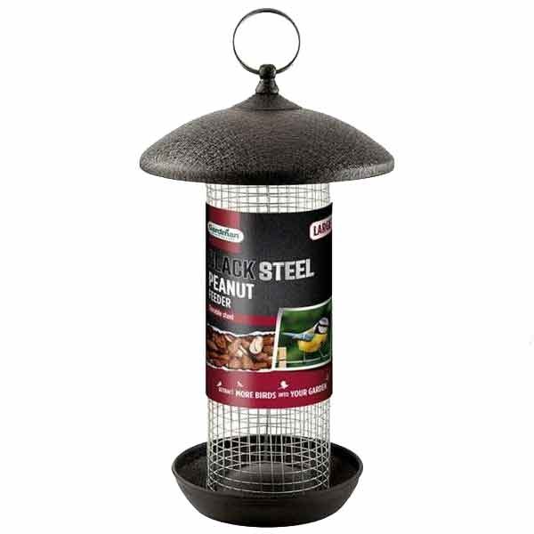 Gardman Wild Bird Care Black Steel Large Peanut Feeder