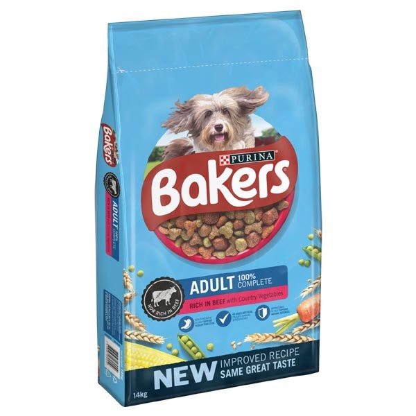 Bakers Complete Beef & Veg Adult 14kg Dry Dog Food