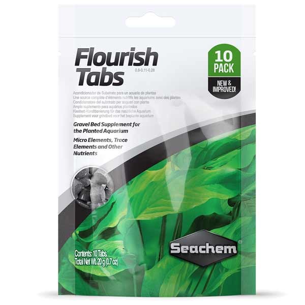 Seachem Flourish Tabs Supplement for Planted Tanks 10 Pack