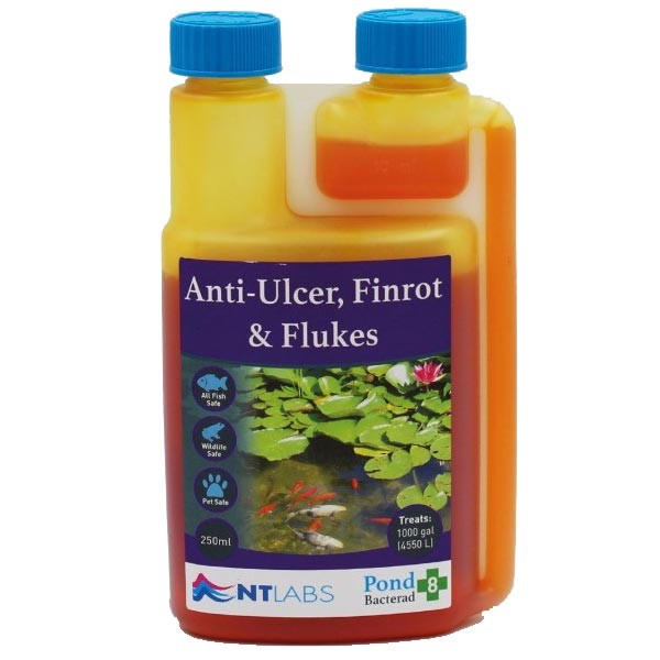 NT Labs Anti-Ulcer, Fin-Rot & Flukes Pond Treatment 1 Litre