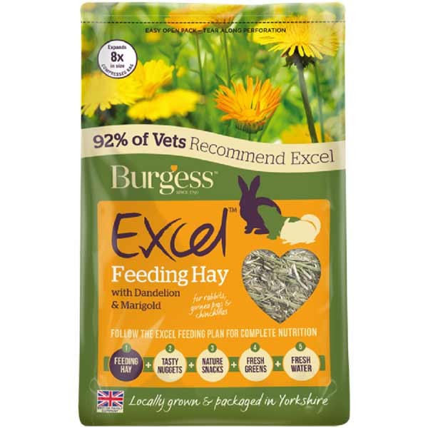 Burgess Excel Feeding Hay with Dandelion & Marigold 1kg