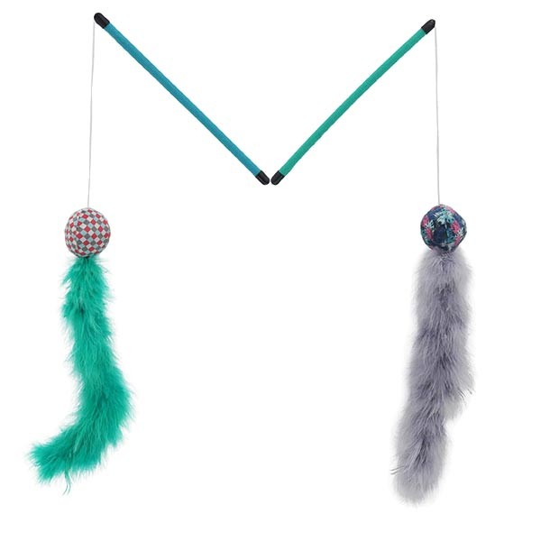 Rosewood Feather Boa Assorted Cat Toy