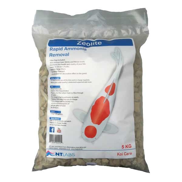 NT Labs Koi Care Zeolite Rapid Ammonia Removal 5kg