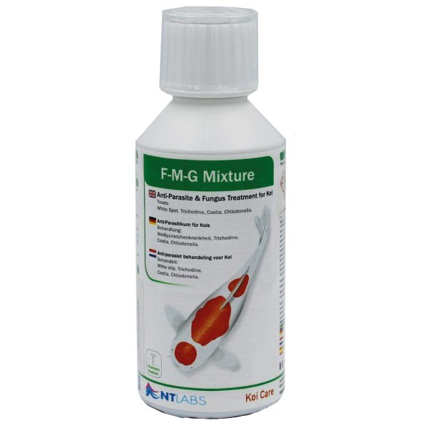 NT Labs Koi Care FMG Mixture AntiParasite & Fungus Treatment 250ml