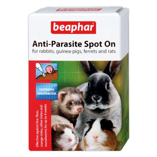 Beaphar Anti-Parasite Spot On for Rabbits, Guinea pigs, Ferrets & Rats