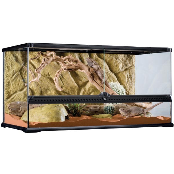 Exo Terra Advanced Glass Reptile Habitat Terrarium Large Wide 90x45x45cm