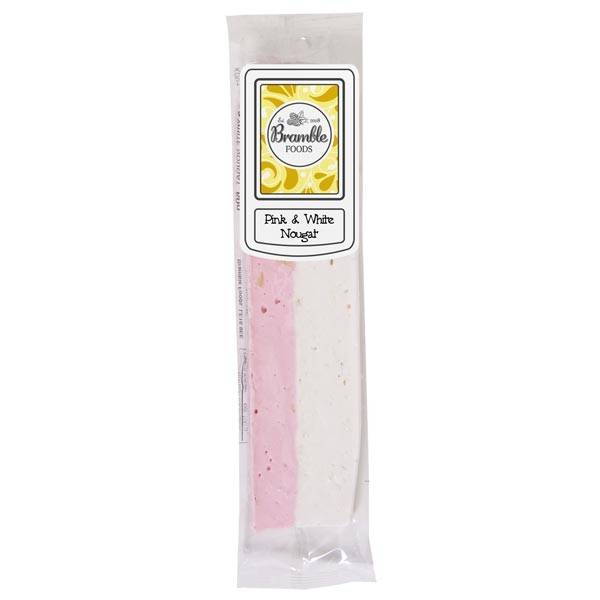 Bramble Foods Pink & White Nougat Confectionery Bar