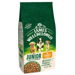 James Wellbeloved Turkey & Rice Junior 2kg Dry Dog Food