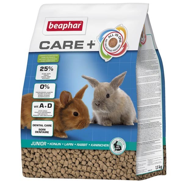 Beaphar Care+ Rabbit Junior Food 1.5kg