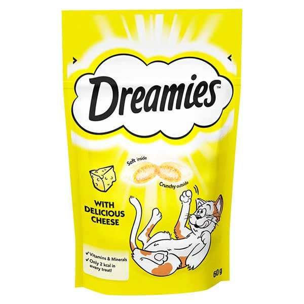 Dreamies with Delicious Cheese 60g Cat Treat