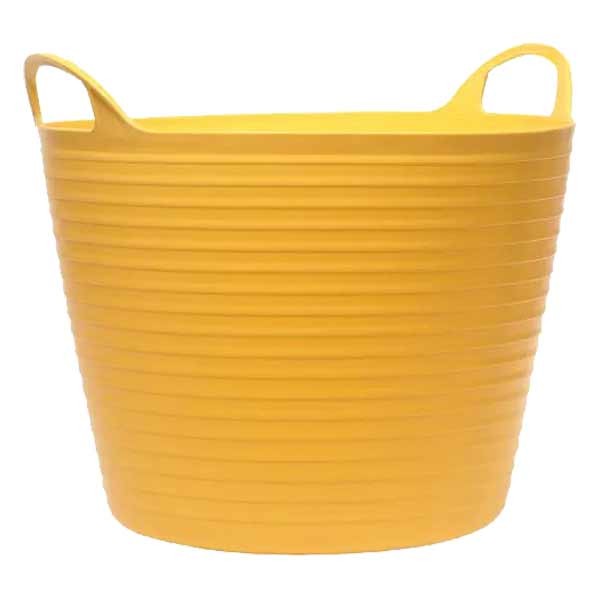 Faithfull H/D Polyethylene Flex Tub 28 Litres Yellow