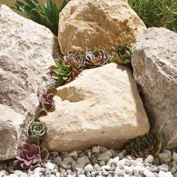 Cotswold Cream Coloured Rockery Pieces Single