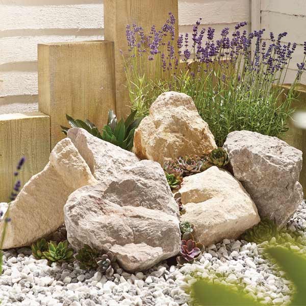 Cotswold Cream Coloured Rockery Pieces Single