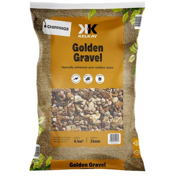 Golden Gravel Stone Chippings 10-20mm