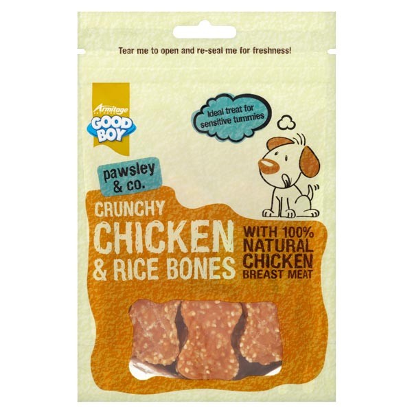 Good Boy Chicken & Rice Bones 100g Dog Treat Dog Treat