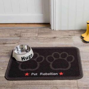 Pet Rebellion Dinner Mate Jet Black 40x60cm