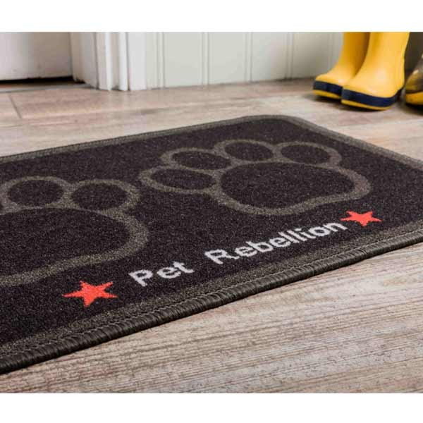 Pet Rebellion Dinner Mate Jet Black 40x60cm