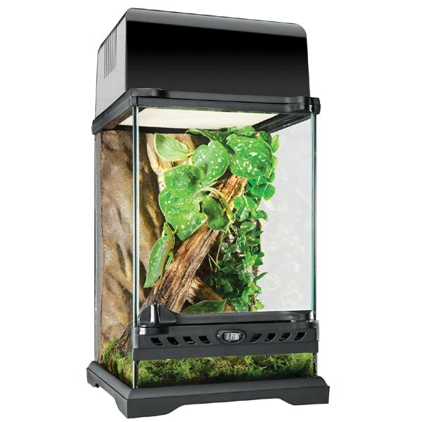 Exo Terra Advanced Glass Reptile Habitat Terrarium Nano Tall 20x20x30cm