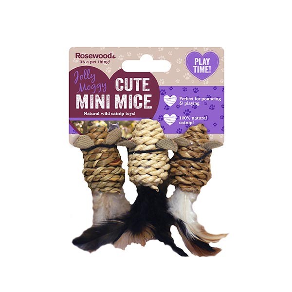 Rosewood Mini Mice Cat Toy