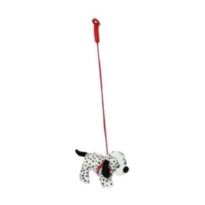 Plush Dalmatian On Stiff Lead