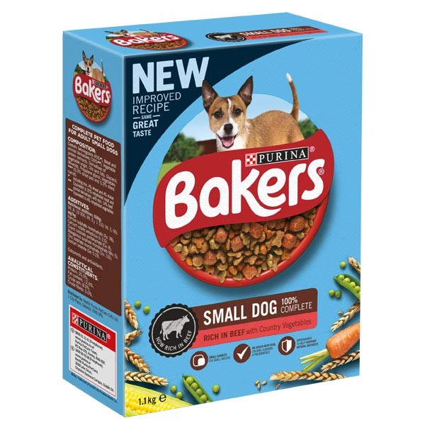 Bakers Beef with Vegetables Small 1.1kg Dry Dog Food