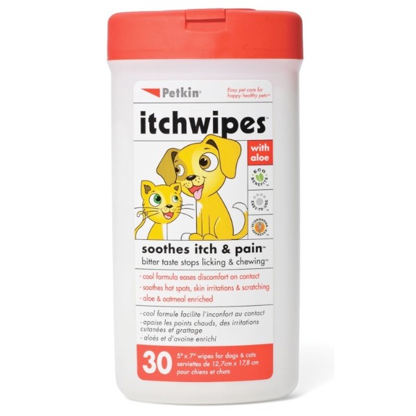 Petkin Itch Stop Wipes 30 Pack