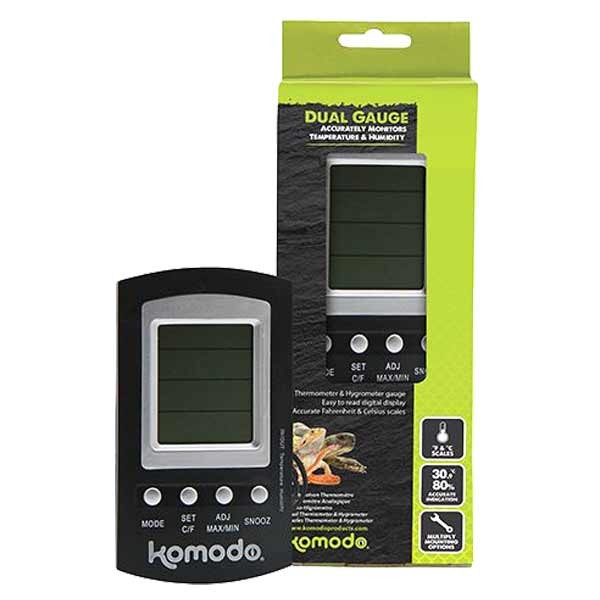 Komodo Combined Thermometer And Hygrometer Digital