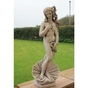 Shell Girl Stone Garden Ornament (Small) 84cm