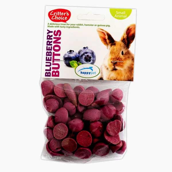 Critters Choice Blueberry Buttons 40g Small Animal Treat