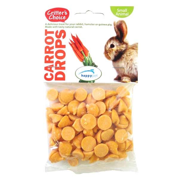 Critters Choice Carrot Drops 75g Small Animal Treat