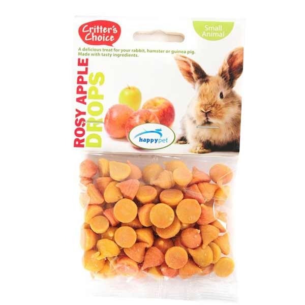 Critters Choice Rosey Apple Drops 75g Small Animal Treat