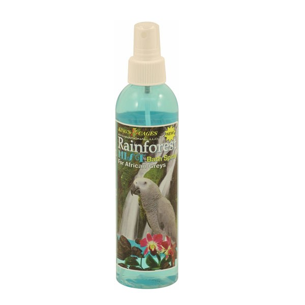 Kings Cages Rainforest Mist for African Greys & Amazons 8oz