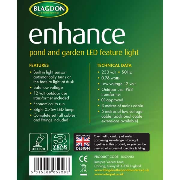 Blagdon LED Feature Light 1x0.76w Unit