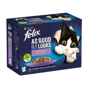 Felix As Good As It Looks Favourites Adult 12x100g Wet Cat Food