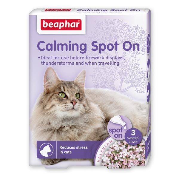 Beaphar Calming Herbal Spot-On for Cats 3 Pack