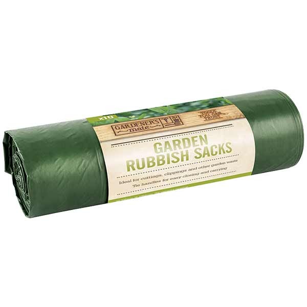 Gardman Garden Rubbish Sacks 10 Pack