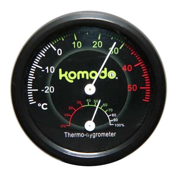 Komodo Combined Thermometer And Hygrometer Analog