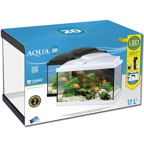 Ciano Aqua 20 Black LED Aquarium