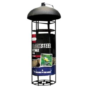 Gardman Wild Bird Care Black Steel Fat Snax Feeder