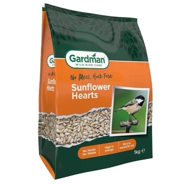 Gardman Wild Bird Care Sunflower Hearts 1kg