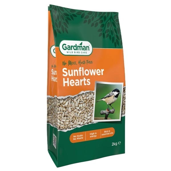 Gardman Wild Bird Care Sunflower Hearts 2kg