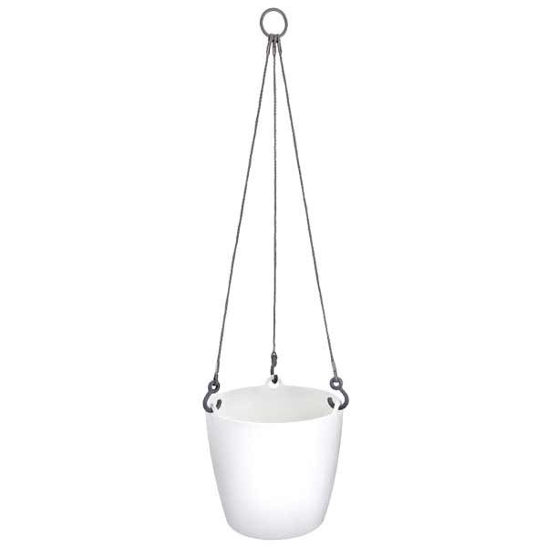 Elho Brussels Hanging Basket White 18cm Flower Pot