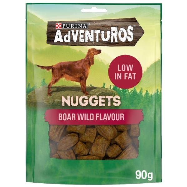 Adventuros Nugget Treats Wild Boar Flavour 90g Dog Treat