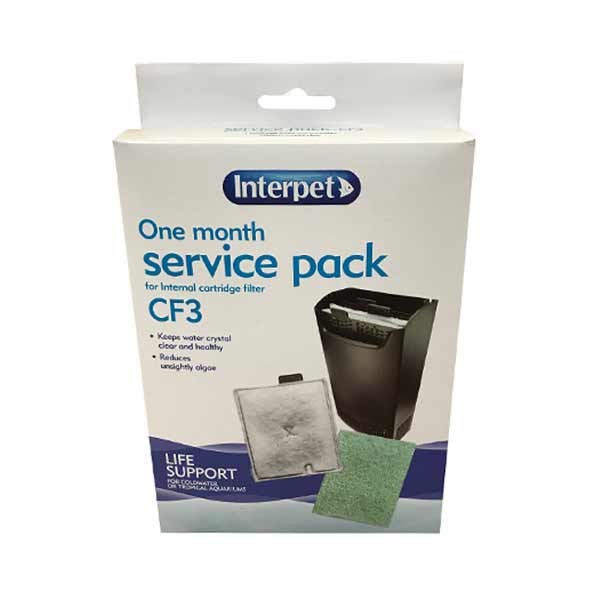 Interpet Internal Cartridge Filter CF3 1 Month Service Kit