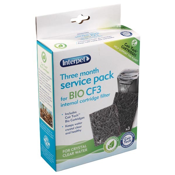 Interpet Internal Cartridge Filter CF3 3 Month Service Kit