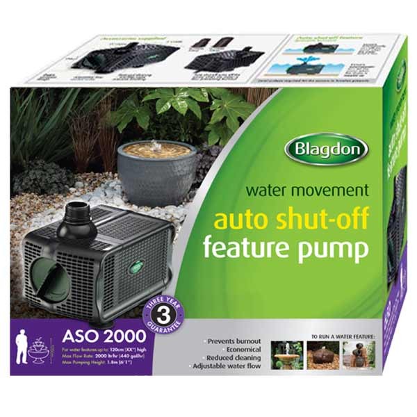 Blagdon Auto Shut-off Feature Pump 2000