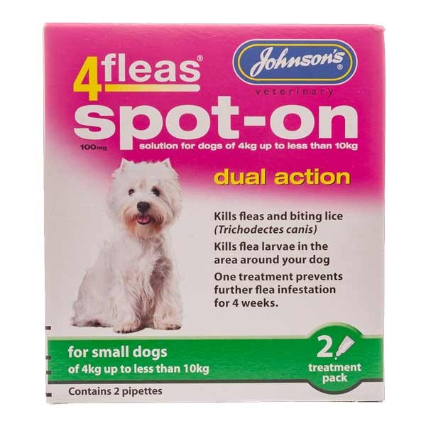 Johnson's 4fleas Spot-on for Small Dogs (4-10kg)